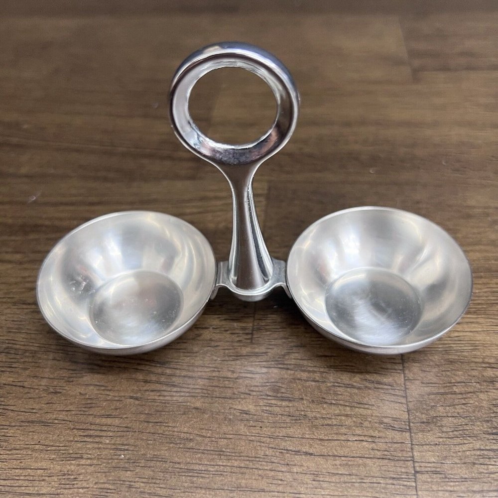 Vintage WMF Menage Salt & Pepper WMF Cromargan Made‎ IN Germany Base Only